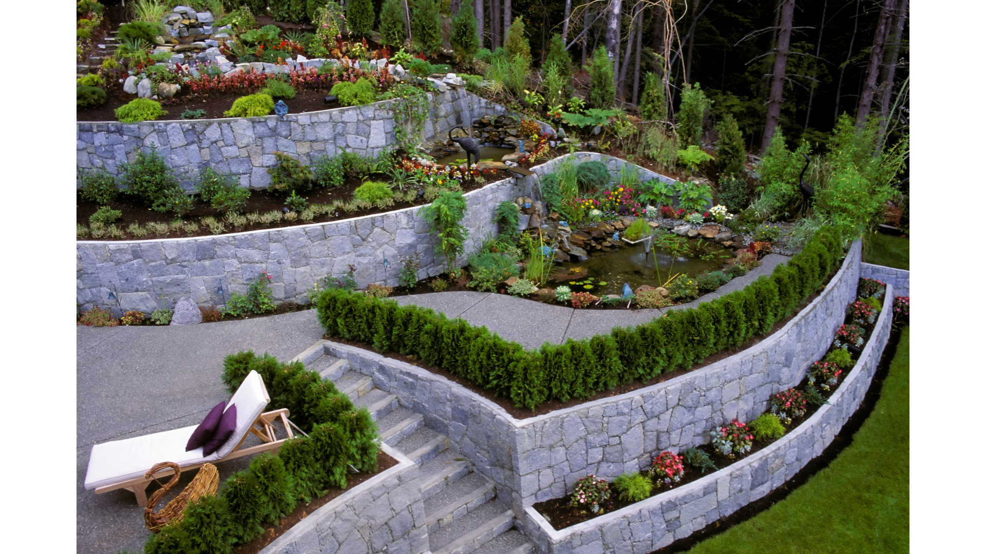 garden wall retaining